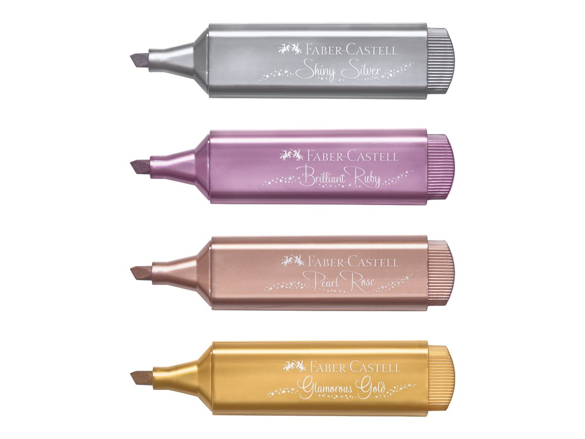 FABER-CASTELL TL 46 Textmarker farbsortiert, 4 St. FABER-CASTELL TL 46 Textmarker farbsortiert, 4 St.