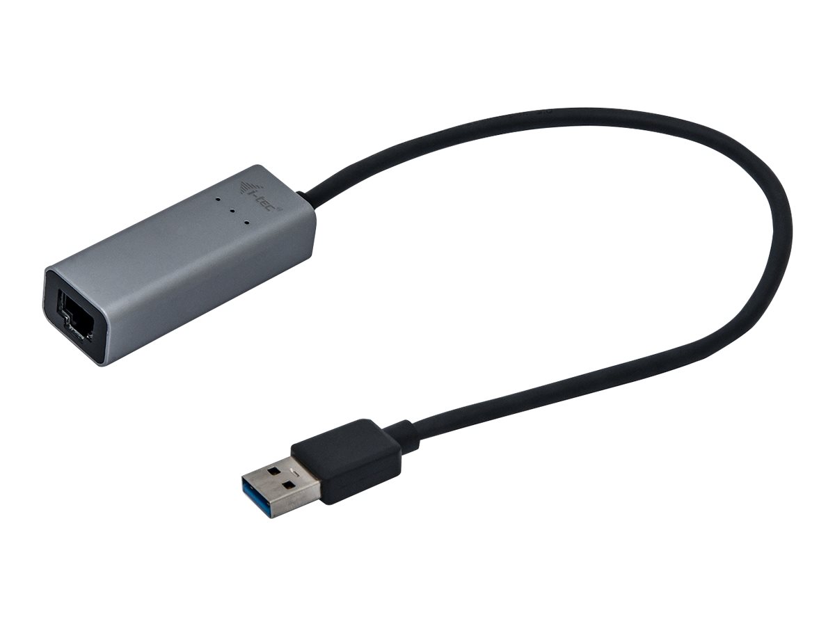 I-TEC USB 3.0 Metal Gigabit Ethernet Adapter 1x USB 3.0 auf RJ-45 LED-Anzeige fuer Notebook Tablet PC Windows Mac Linux Android
