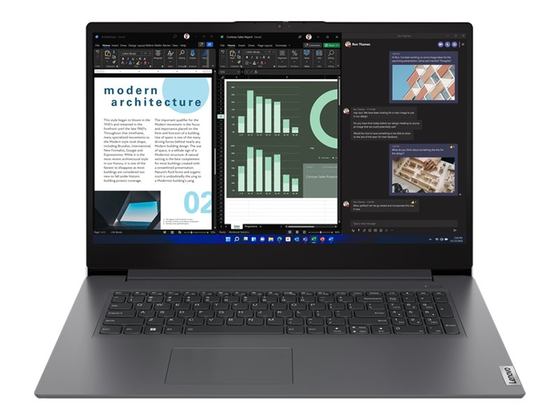 Lenovo V17 G4 IRU 83A2001NGE Notebook 43,9 cm 17,3 Zoll, 8 GB RAM, 512 GB SSD, Intel U300