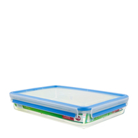 emsa Frischhaltedose CLIP & CLOSE 6,0 cm hoch transparent 2,6 l, 1 St.