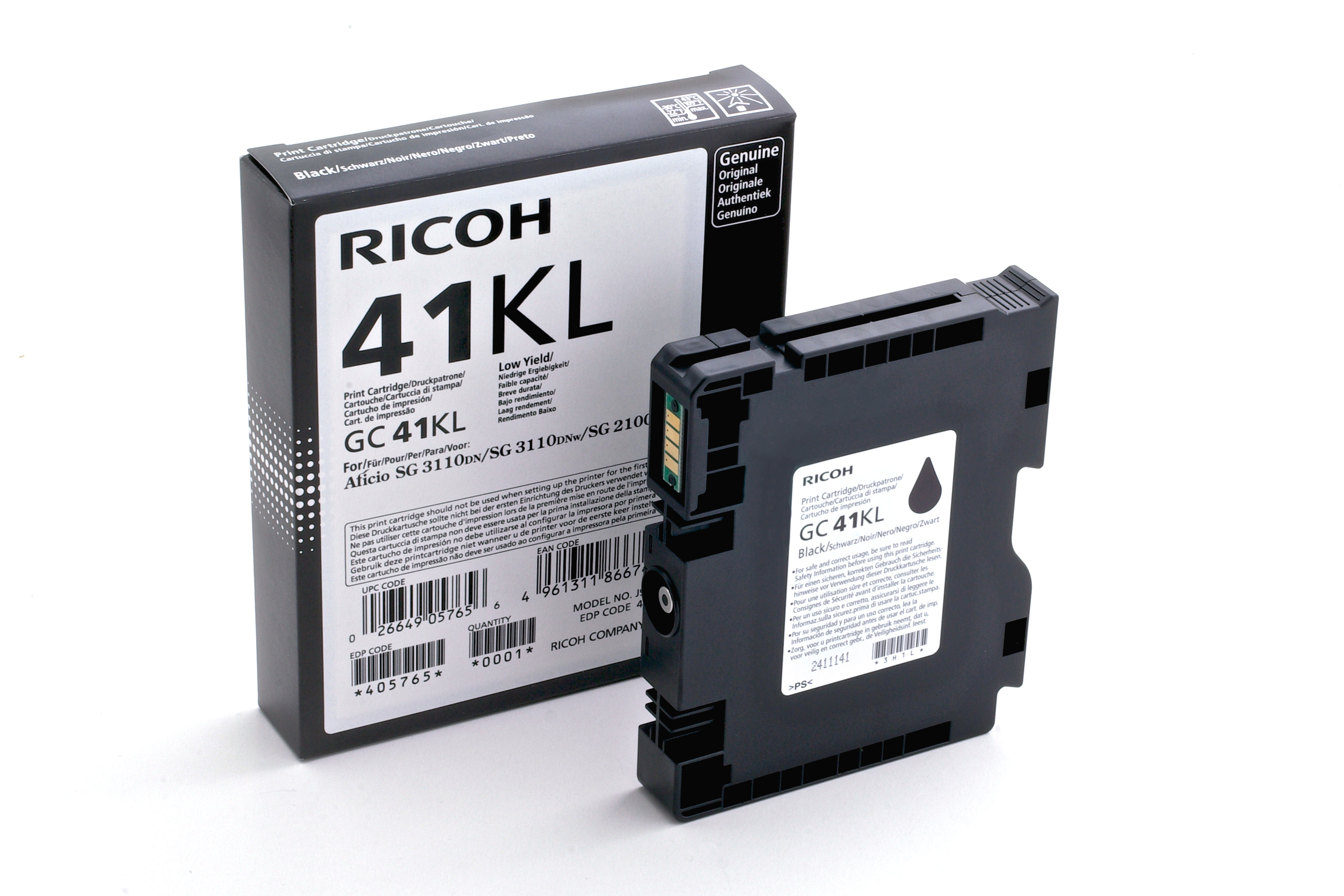 Ricoh Patrone GC41KL Schwarz