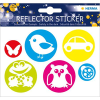 HERMA reflektierende Aufkleber Kreise mit Bild, 6 St. HERMA reflektierende Aufkleber Kreise mit Bild, 6 St.