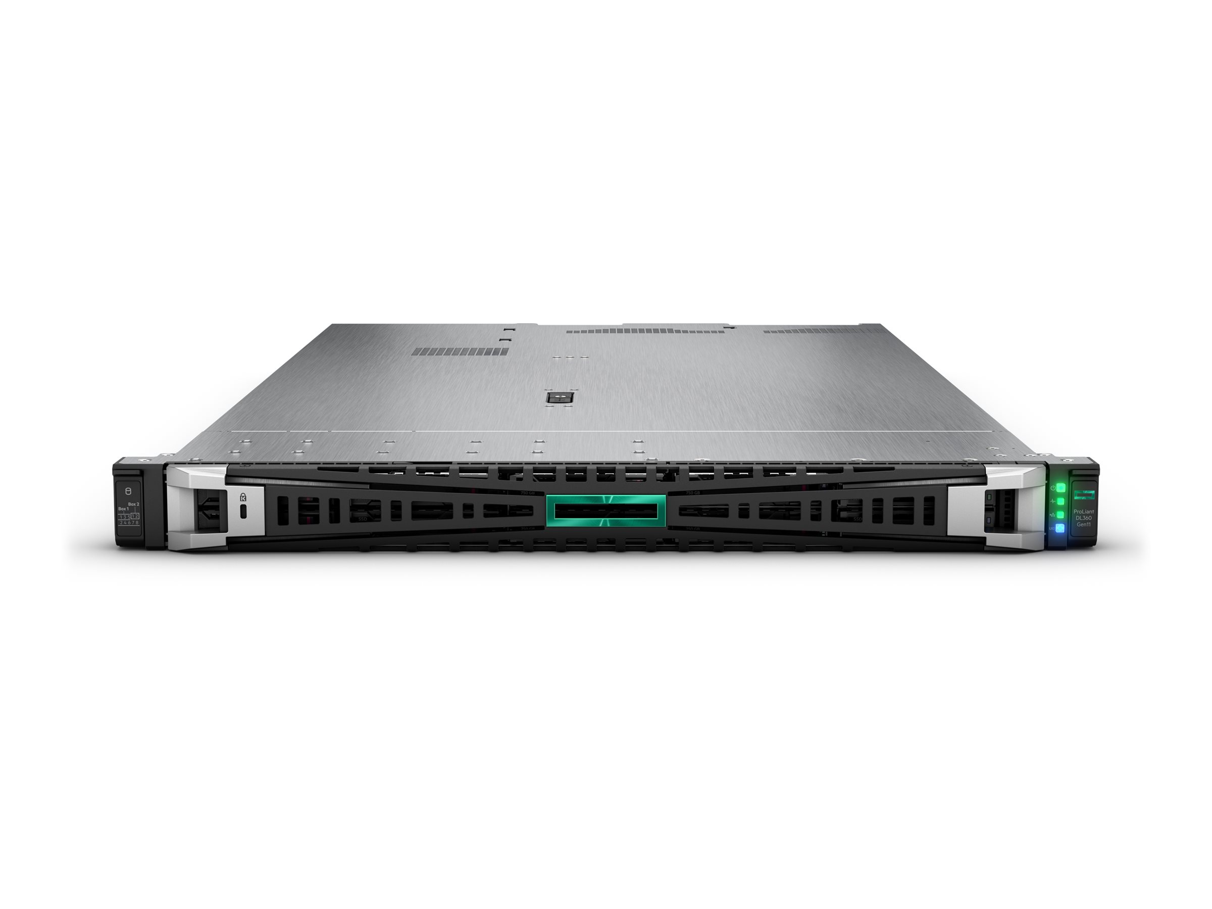 HPE ProLiant DL360 Gen11 1HE Xeon-S 4510 12-Core 2.4GHz 2x32GB-R 8xSFF Hot Plug 2x960GB SSD MR408i-o 2x1000W Server