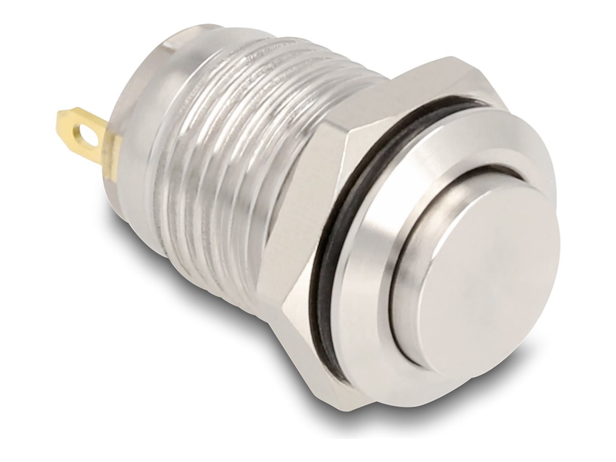 Drucktaster zum Einbau 12 mm 2 x Loetanschluss