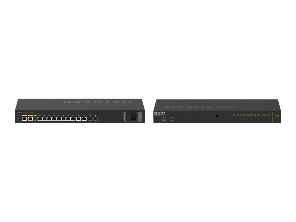 NETGEAR 12Port AV Line M425010G2XFPoE 8x1G PoE 240W 2x1G 2xSFP Managed Switch