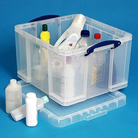 Really Useful Box Aufbewahrungsbox 42,0 l transparent 52,0 x 44,0 x 31,0 cm