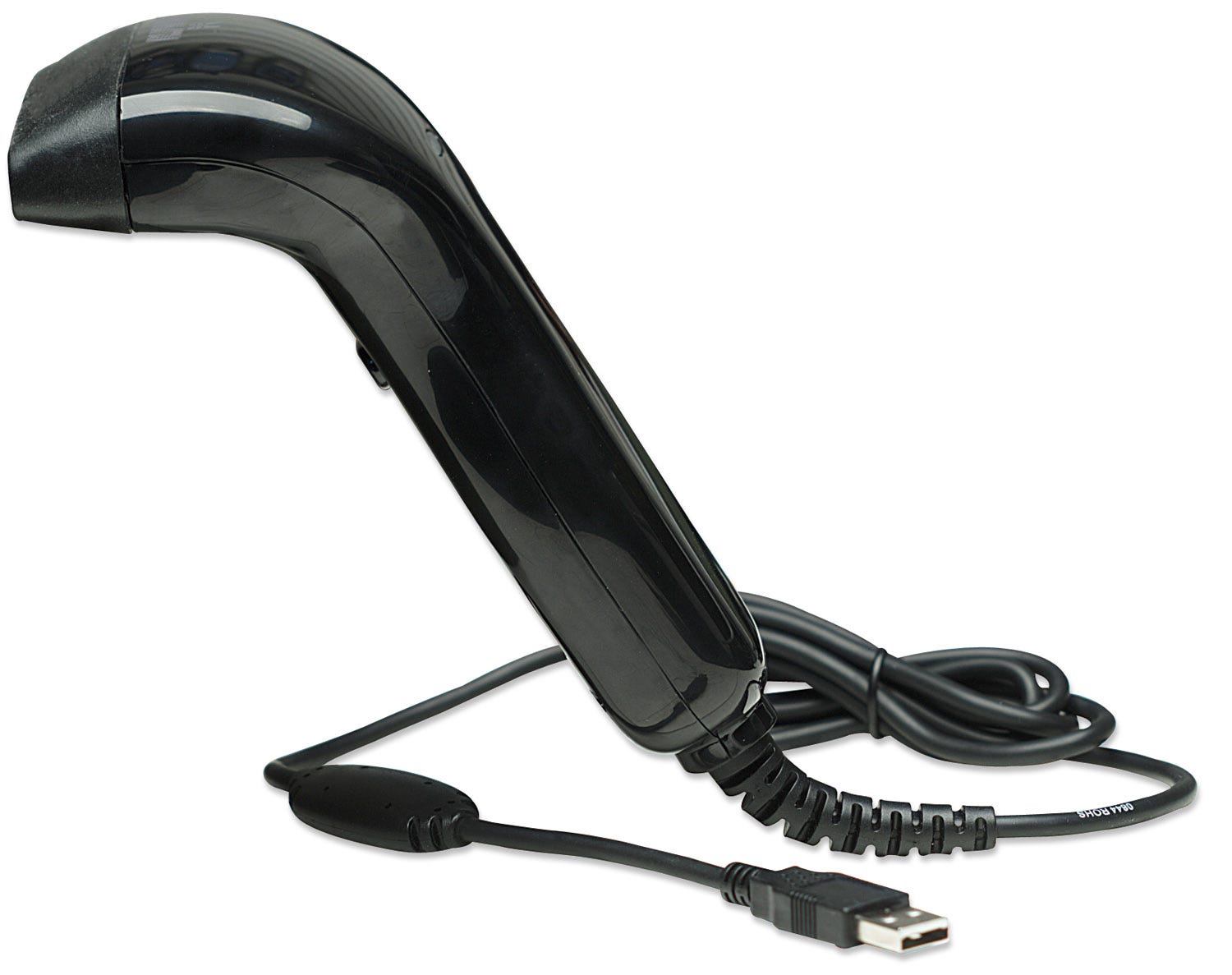 MANHATTAN Contact CCD Barcode Scanner Handgeraet 80 mm USB Schwarz Barcodescanner