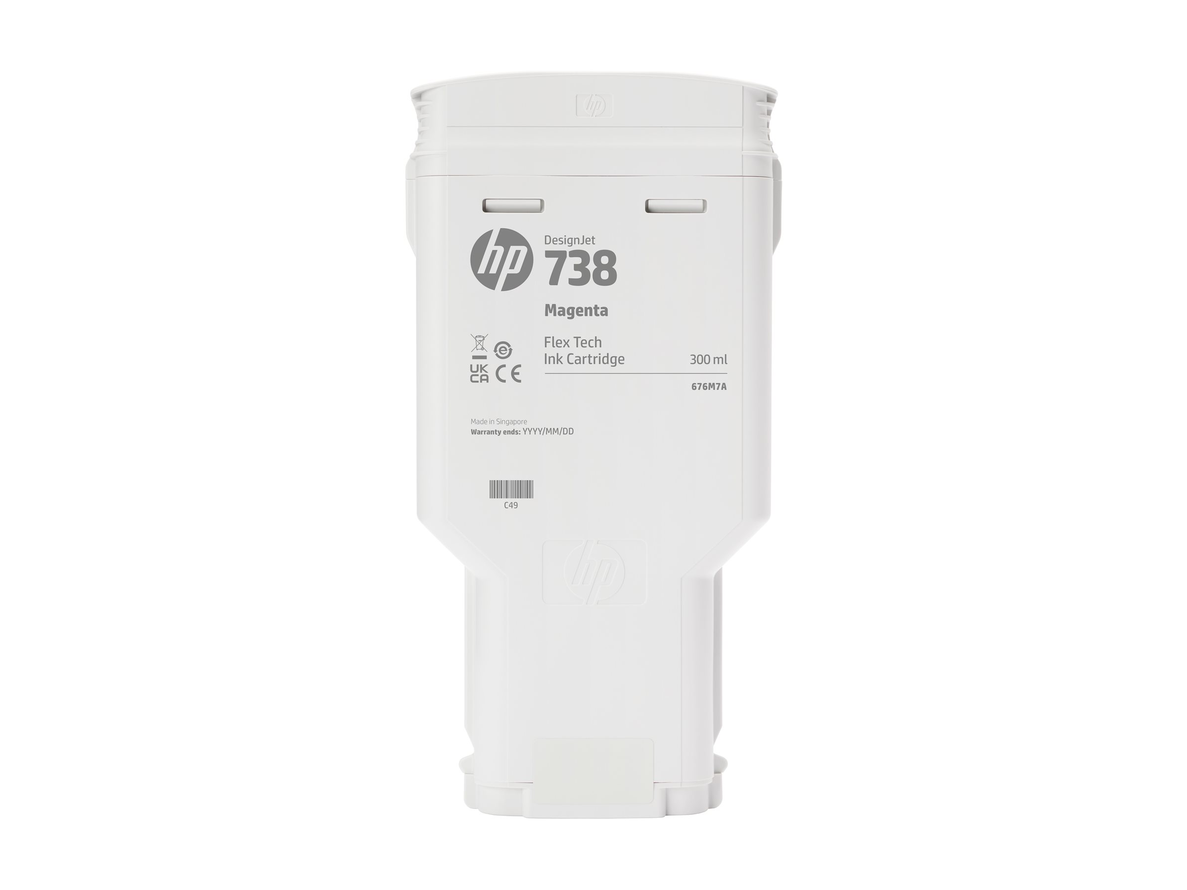 HP 738 (676M7A) magenta Druckerpatrone