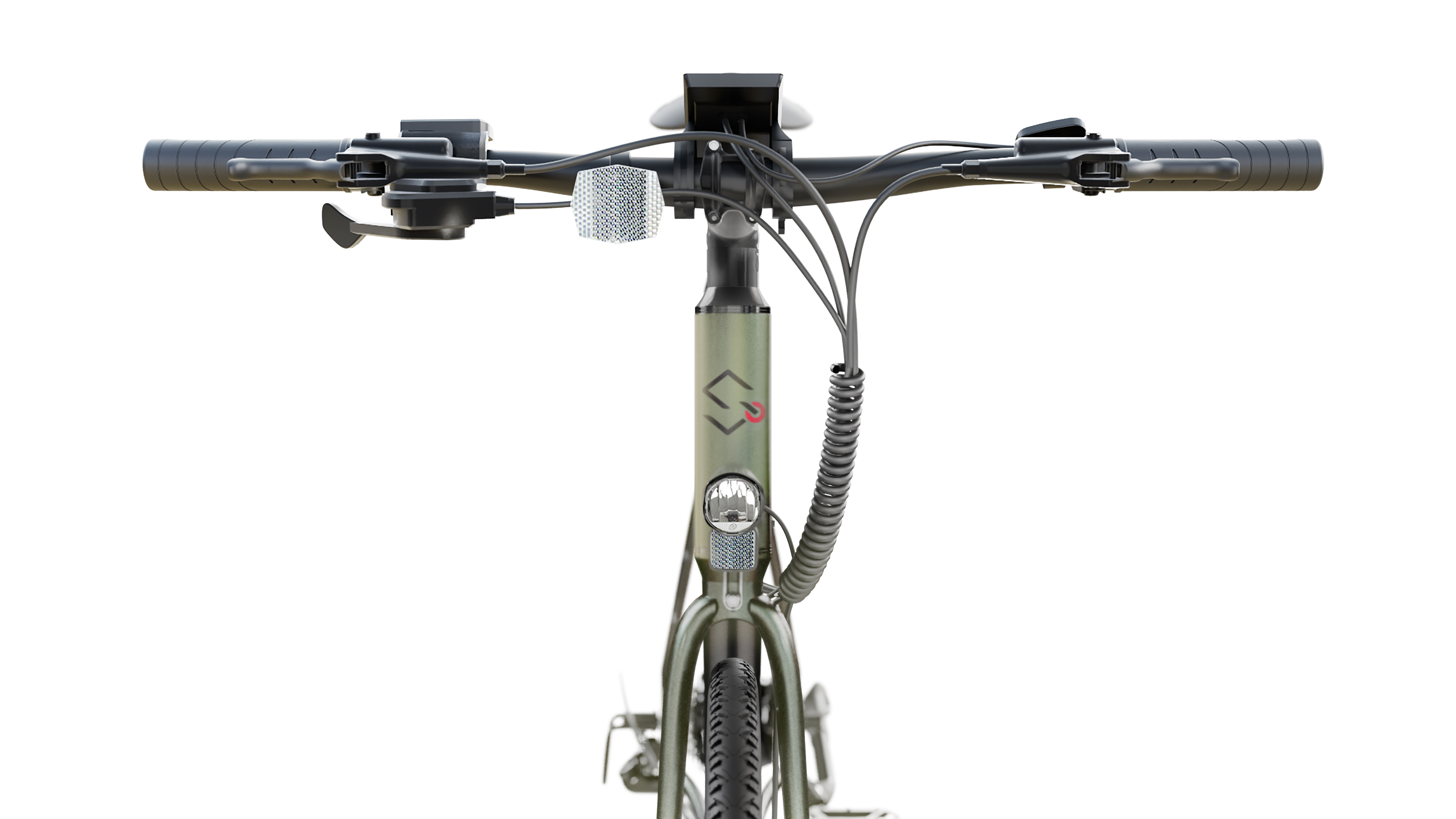 Sharp Gravel EBike 250W Motor App 70km grün glanz