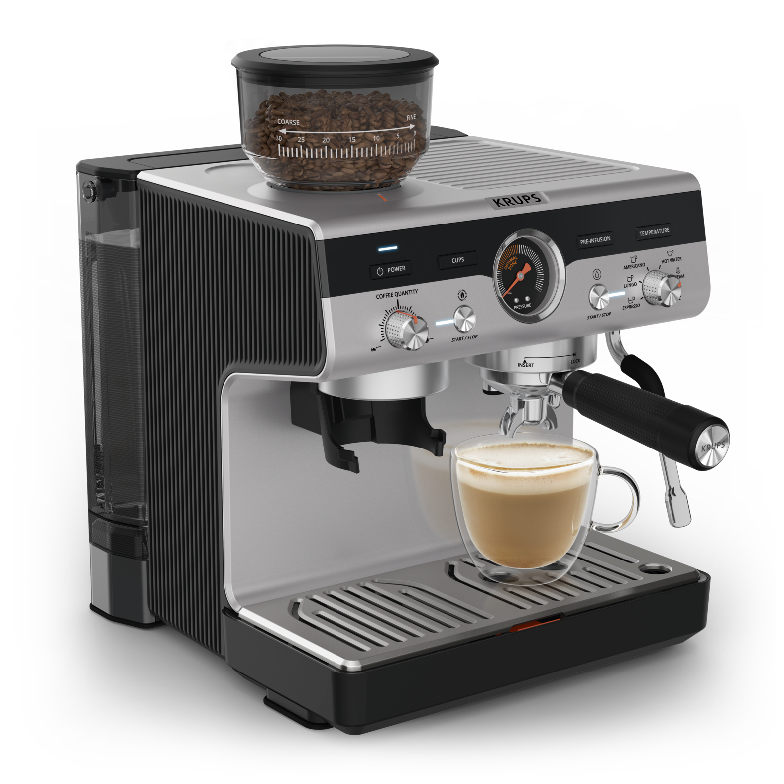 Krups Precision XP801T Siebträgermaschine