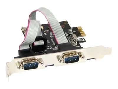 INLINE Schnittstellenkarte 2x Seriell 9-pol PCIe PCI-Express