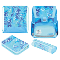 herlitz Schulranzen-Set Loop Plus Lucky Horse Kunstfaser gruen herlitz Schulranzen-Set Loop Plus Lucky Horse Kunstfaser gruen