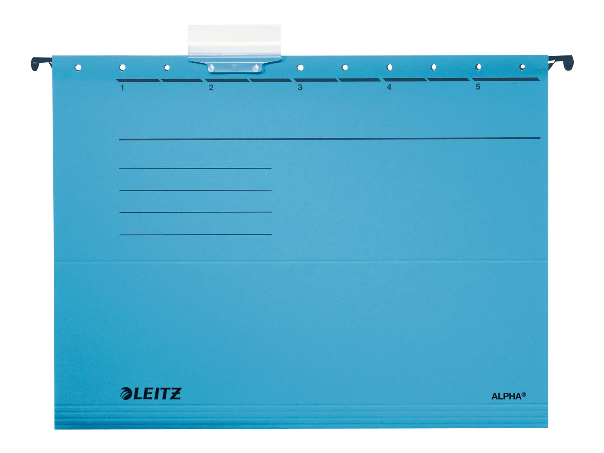 5 LEITZ Haengemappen ALPHA® 1985 blau