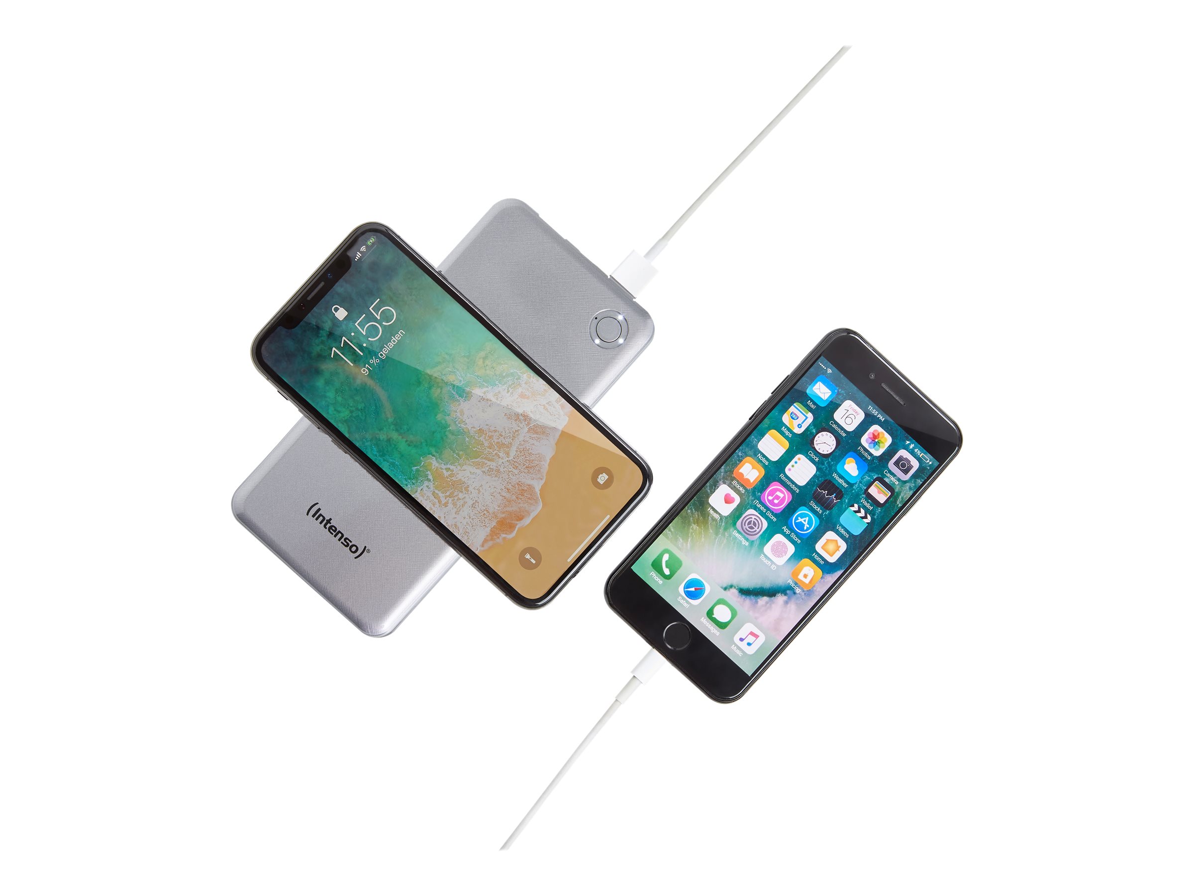 Intenso WPD10000 Powerbank 10.000 mAh silber Intenso WPD10000 Powerbank 10.000 mAh silber