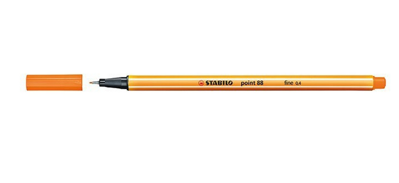 STABILO point 88 Fineliner orange 0,4 mm, 1 St.