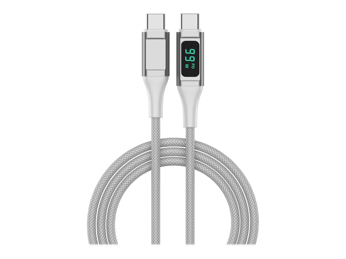 4smarts USB-C auf USB-C Kabel DigitCord 100W 1,5m wei?
