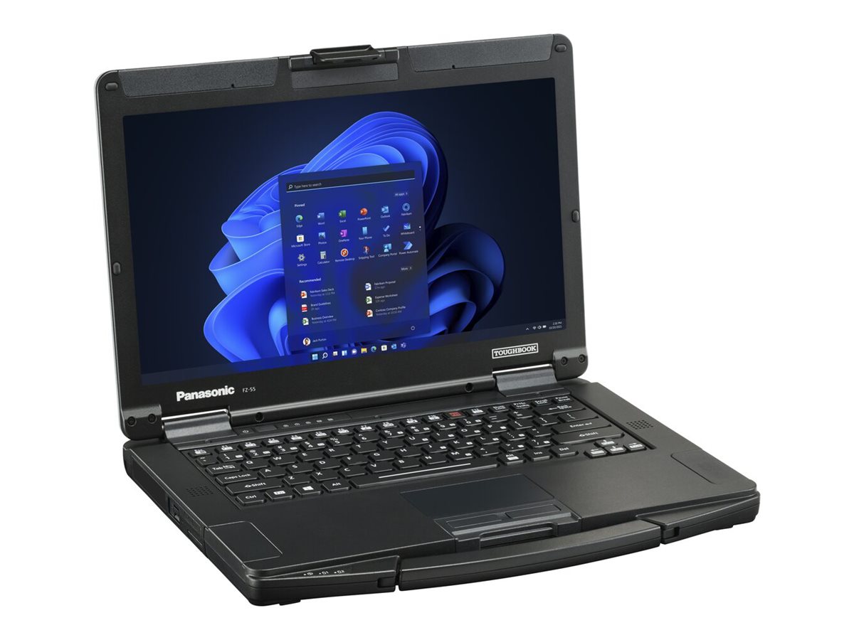 PANASONIC TOUGHBOOK FZ-55 Intel Core i5-1345U 35,56cm 14Zoll HD 16GB 512GB SSD UMA W11P WebCam PANASONIC TOUGHBOOK FZ-55 Intel Core i5-1345U 35,56cm 14Zoll HD 16GB 512GB SSD UMA W11P WebCam