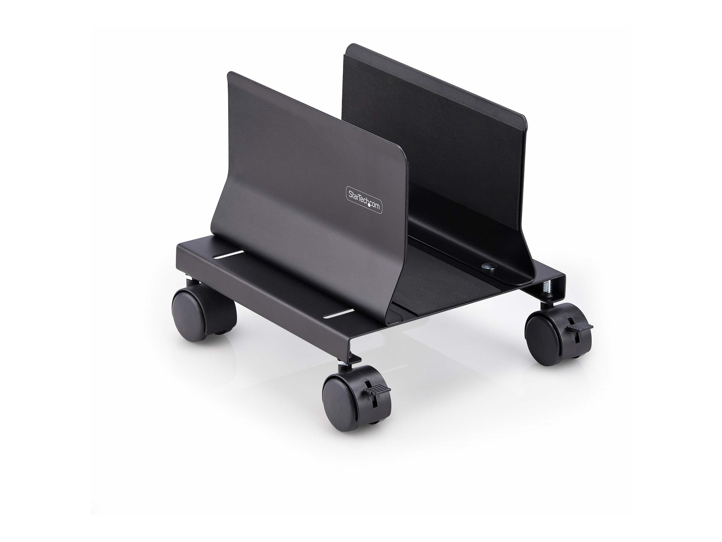 STARTECH.COM PC Staender CPU Staender auf Raedern Tragkraft 21kg Einstellbarer PC Rollwagen/Computerstaender CPU Halterung