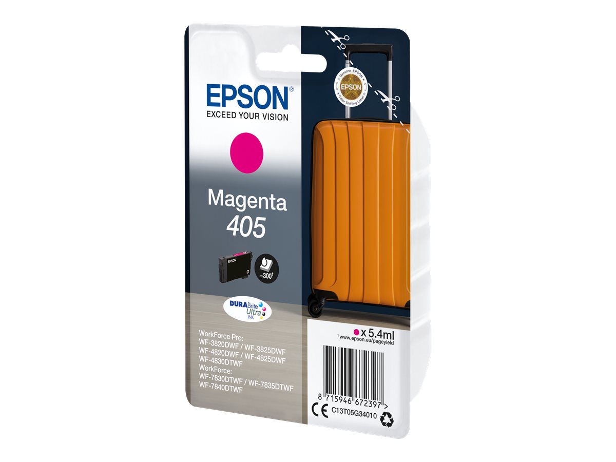 EPSON 2LB Singlepack Magenta 405 DURABrite Ultra Ink ws
