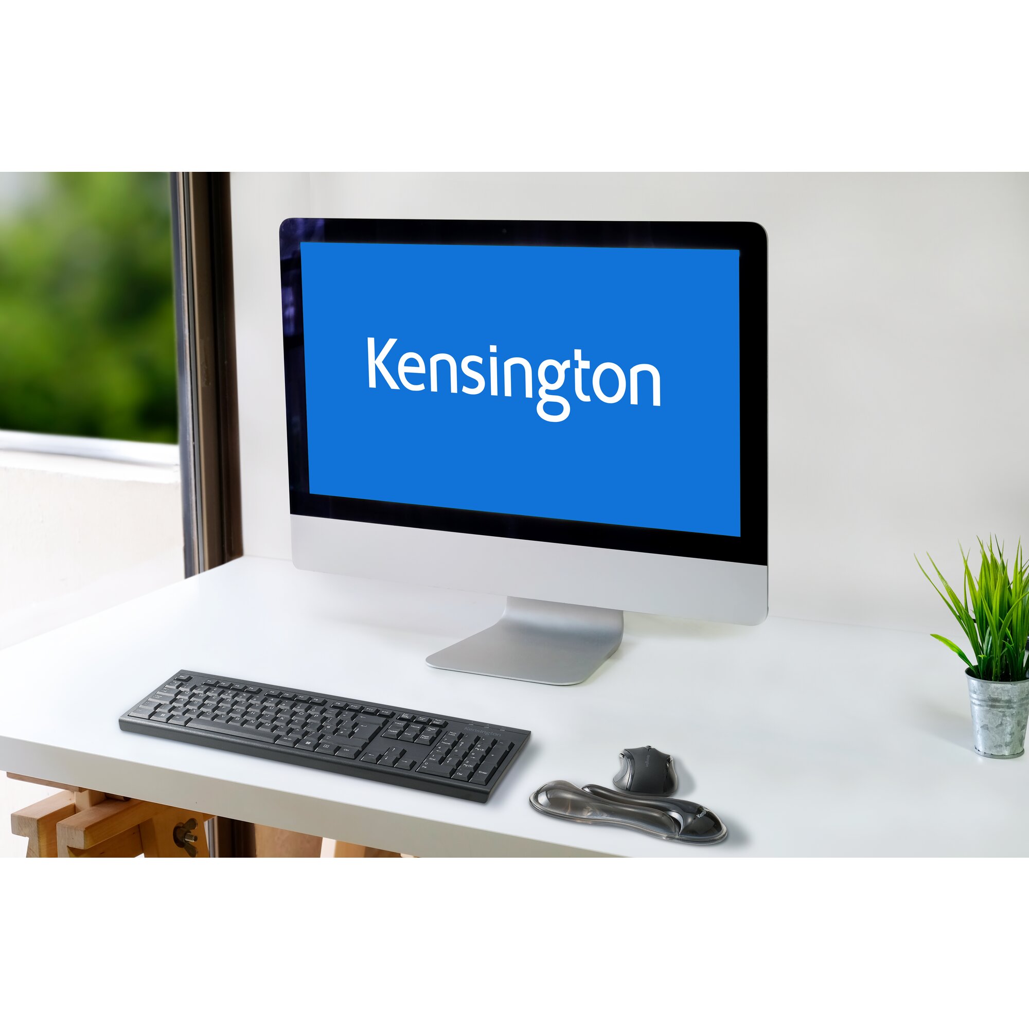 Kensington Duo Gel Handgelenkauflage Slim grau