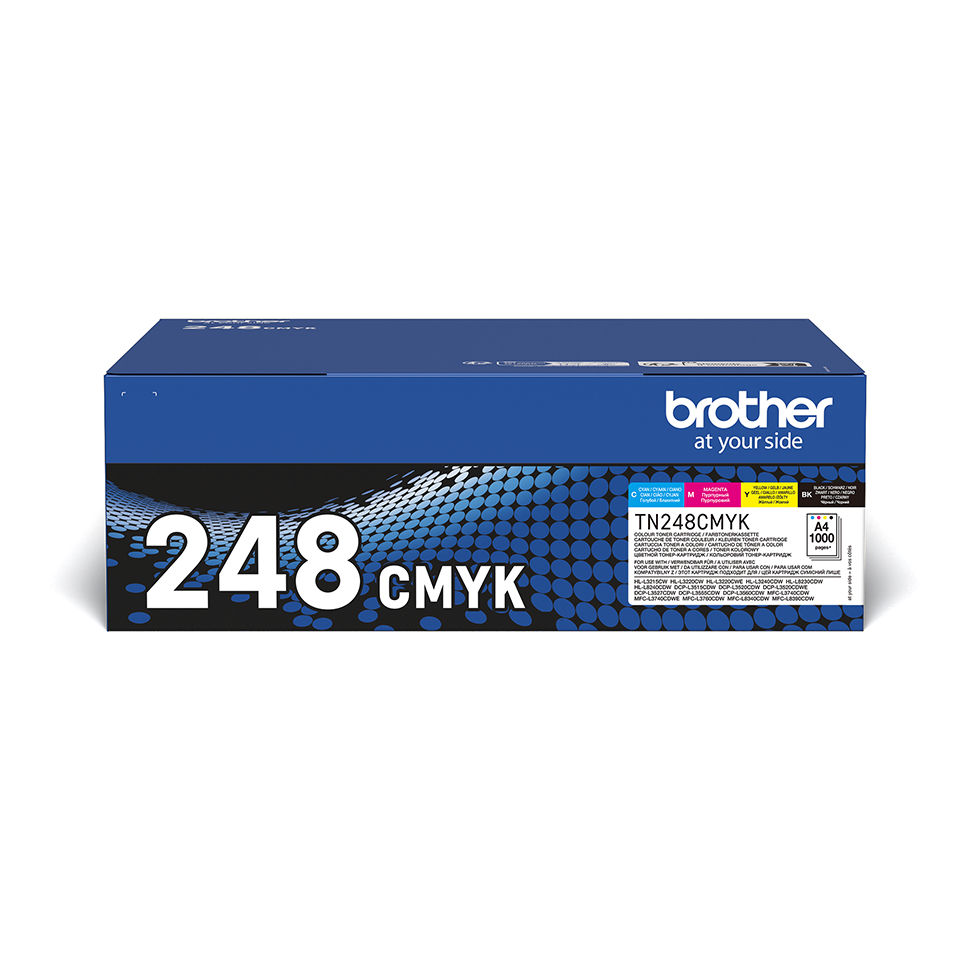 brother TN248VAL schwarz, cyan, magenta, gelb Toner, 4erSet