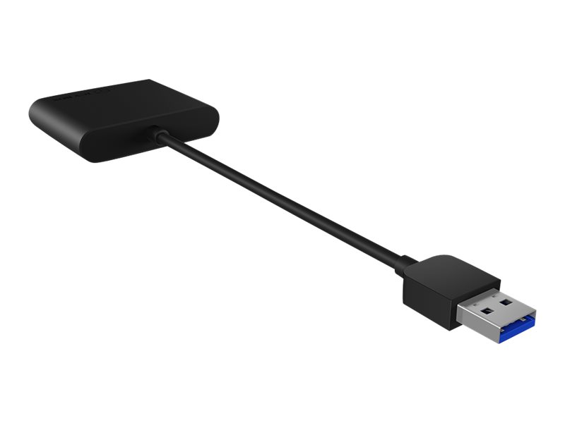 ICY BOX IB-CR301-U3 USB 3.0 externer Multi-Kartenleser mit bis zu 5 Gbits 1x CF 1x SD 1x microSD