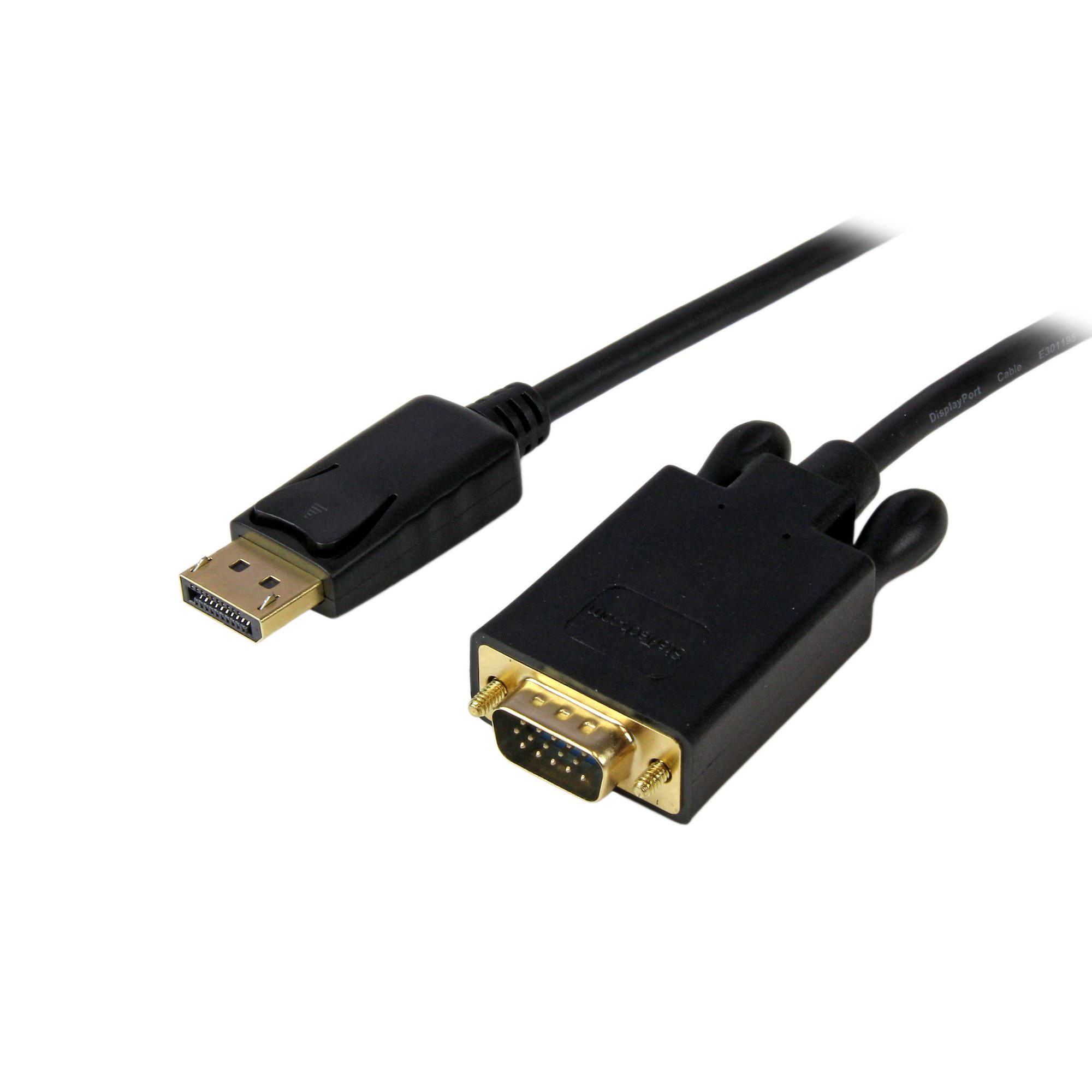 STARTECHCOM 6 ft DisplayPort to VGA Adapter Converter Cable DP to VGA 1920x1200 Black