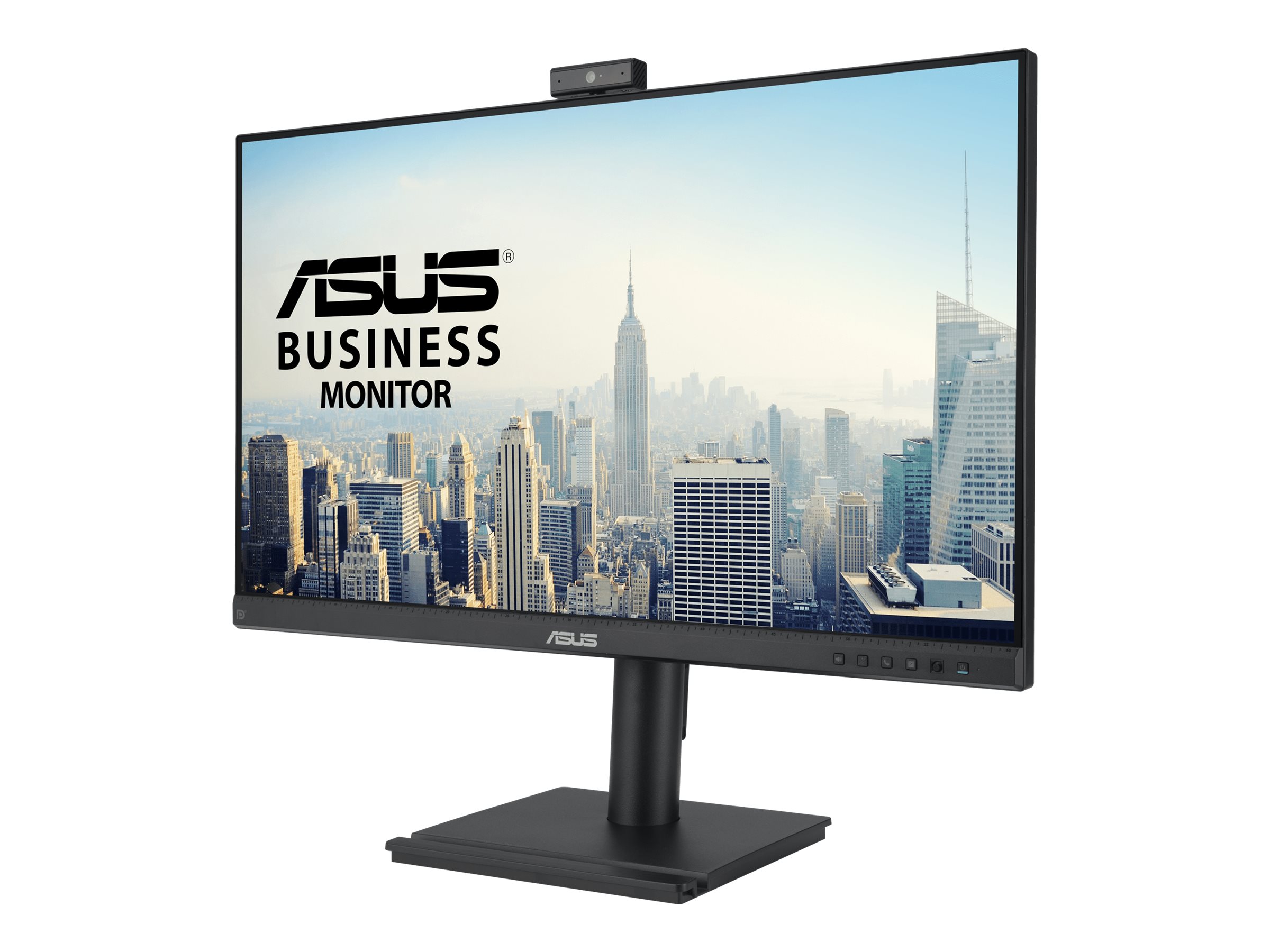 ASUS BE249QFK Video Conferencing monitor 60,45cm 23,8Zoll IPS WLED FHD 16:9 100Hz 250cd/m2 5ms HDMI DP D-Sub 2.0M Camera Black