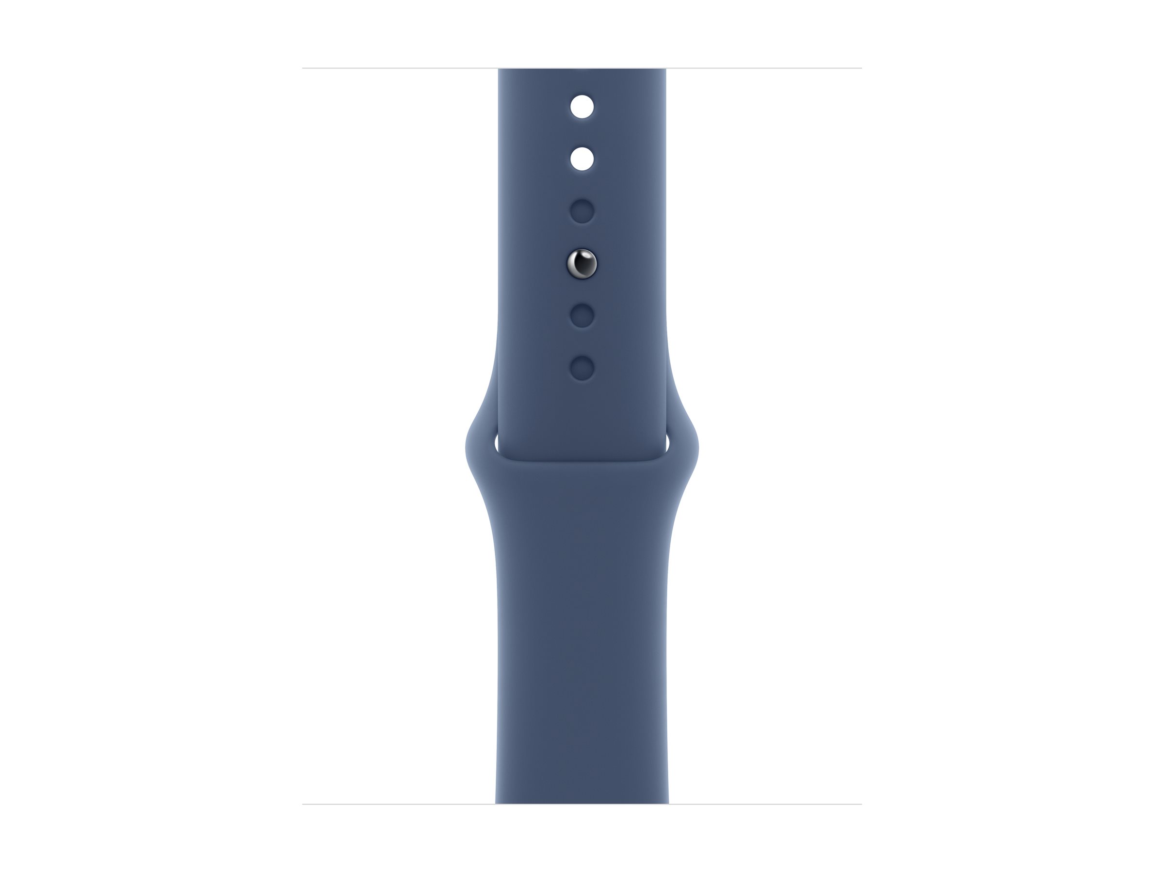Apple Watch S10 Aluminium 42mm Silber (Sportarmband denim) S/M