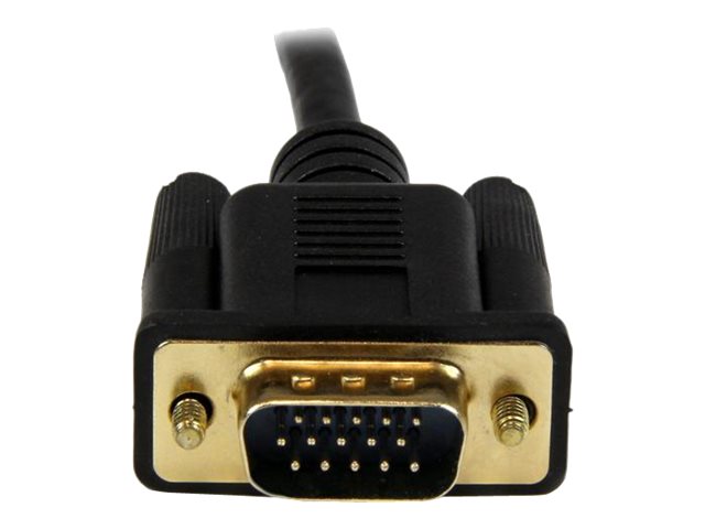 STARTECH.COM 3m aktives HDMI auf VGA Konverter Kabel - HDMI zu VGA Adapter 300cm - Schwarz - 1920x1200 / 1080p