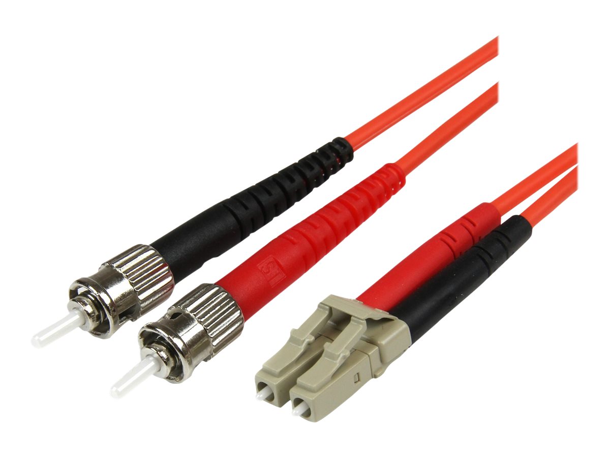 STARTECHCOM 1m Multimode 50125 Duplex Fiber Patch Cable LC ST