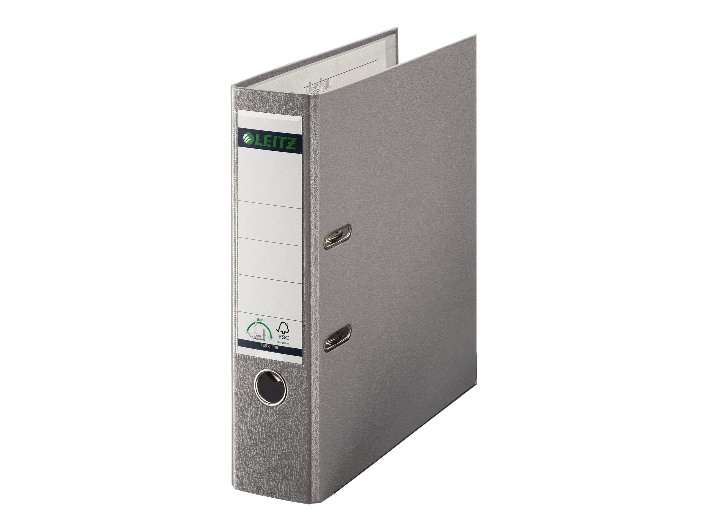 LEITZ 1010 Ordner grau Kunststoff 8,0 cm DIN A4
