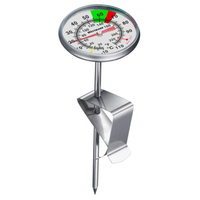WESTMARK Milch-Thermometer mit Clip Kerntemperatur-Lebensmittelthermometer silber WESTMARK Milch-Thermometer mit Clip Kerntemperatur-Lebensmittelthermometer silber