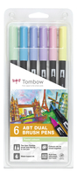 Tombow ABT Dual Brush-Pens farbsortiert, 6 St. Tombow ABT Dual Brush-Pens farbsortiert, 6 St.