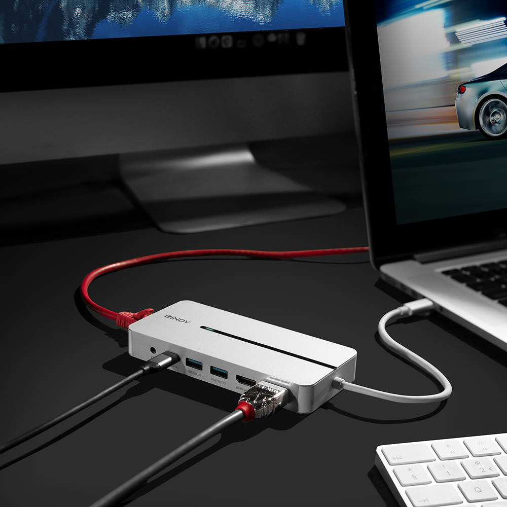 LINDY USB 32 Typ C Mini Dock 2x HDMI 4K