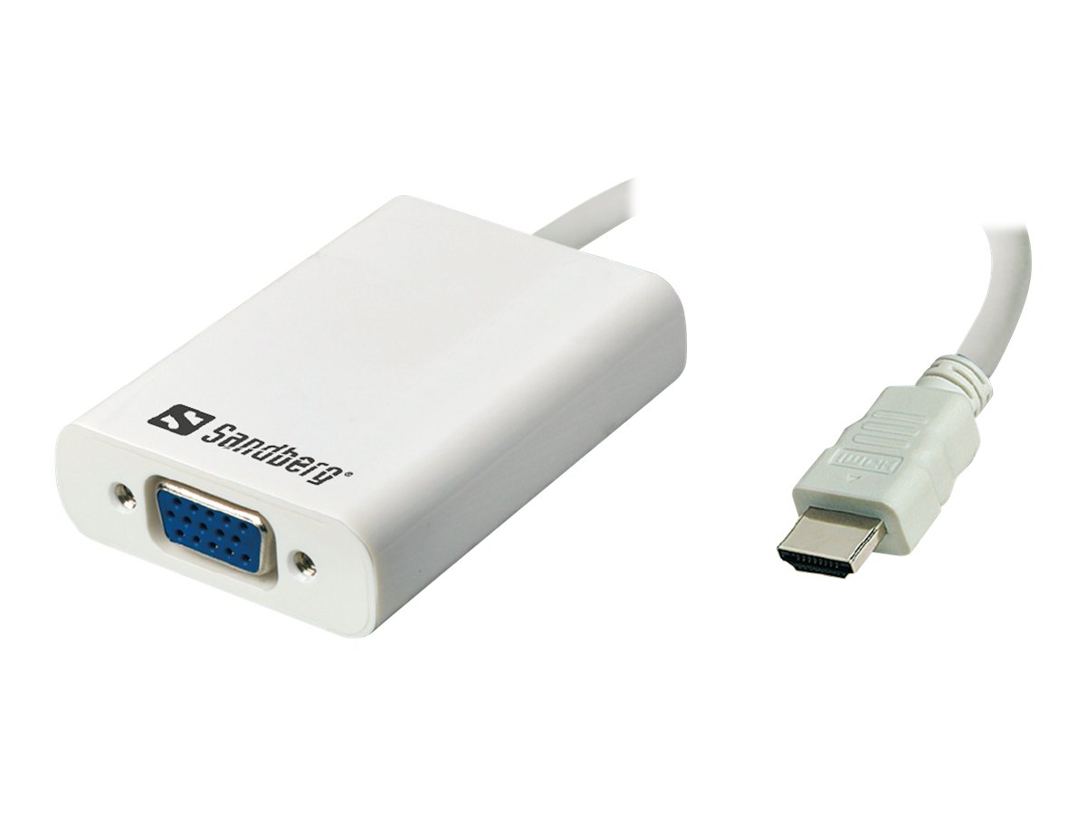 SANDBERG HDMI TO VGA+AUDIO CONVERTER SANDBERG HDMI TO VGA+AUDIO CONVERTER