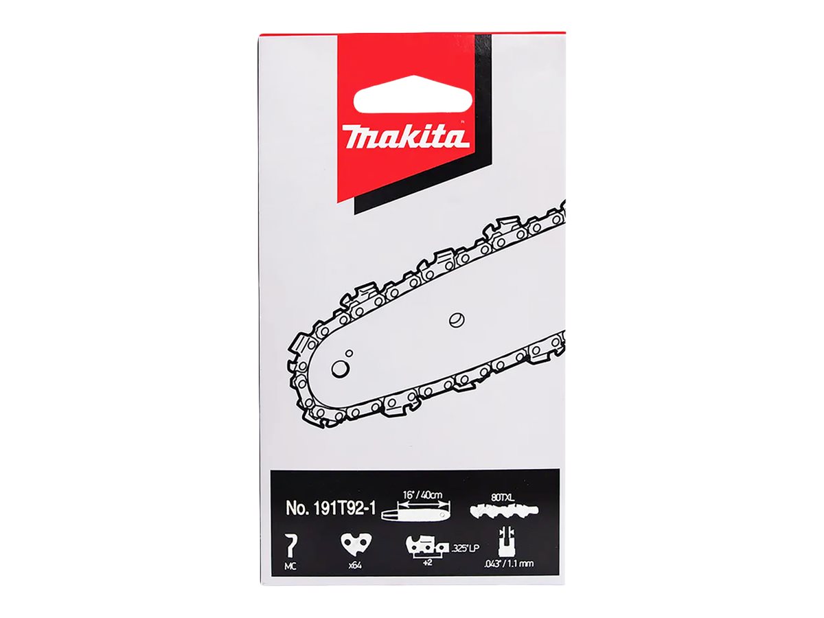makita 80TXL, 191T92-1 Saegekette 40,0 cm, 0,325 Zoll, 1,1 mm makita 80TXL, 191T92-1 Saegekette 40,0 cm, 0,325 Zoll, 1,1 mm