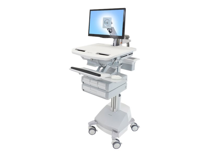 ERGOTRON StyleView Wagen mit LCD-Arm SLA-Antrieb 4 Schublade EU ERGOTRON StyleView Wagen mit LCD-Arm SLA-Antrieb 4 Schublade EU