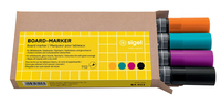 SIGEL Whiteboard- und Flipchart-Marker farbsortiert 2,0 - 3,0 mm, 4 St. SIGEL Whiteboard- und Flipchart-Marker farbsortiert 2,0 - 3,0 mm, 4 St.