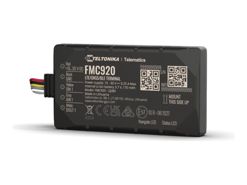 TELTONIKA TELEMATICS FMC920 4G LTE Cat 1 Tracker Quectel EMEA
