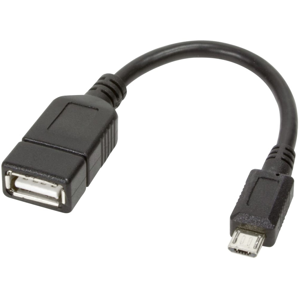 Techly USB 2.0 OTG Kabel A-Buchse zu Micro-B