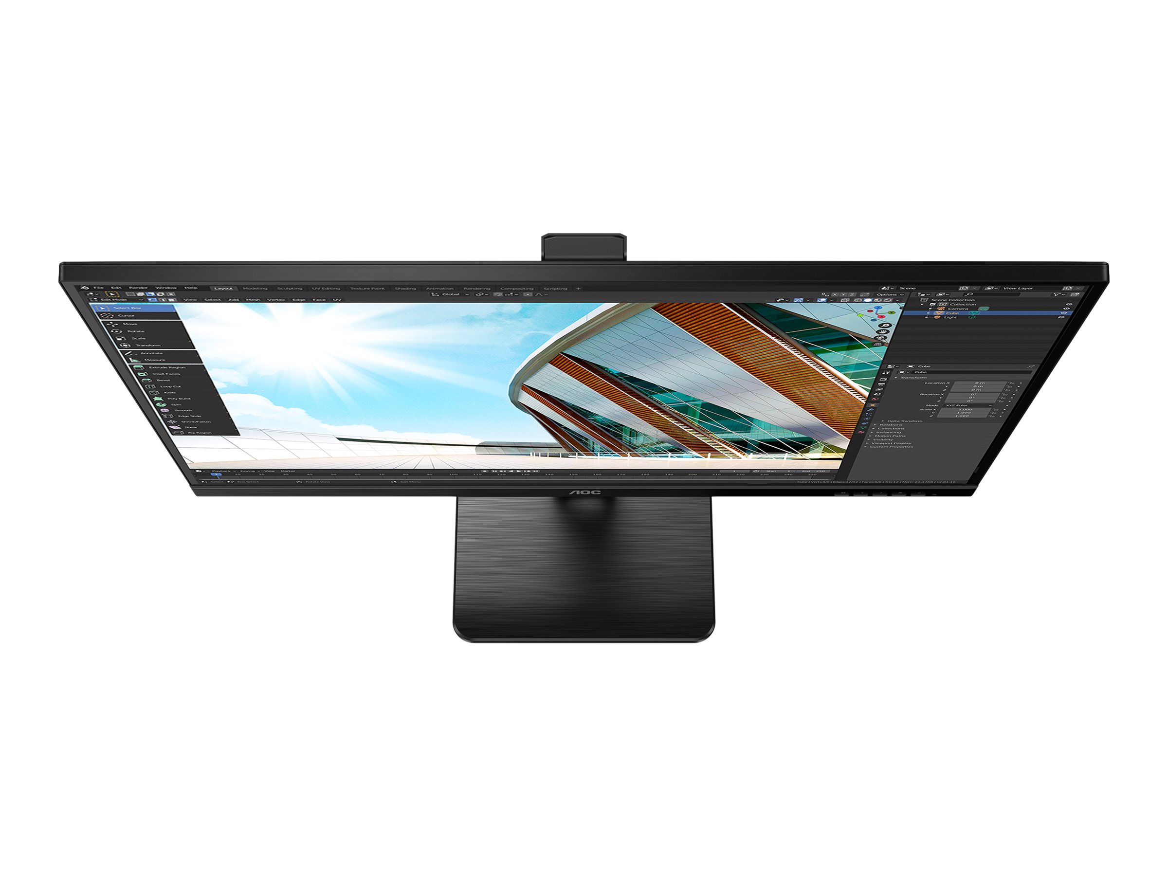 68,6cm27 1920 x 1080 AOC 27P2Q Full HD 4ms IPS HDMI VGA DVI DP USB 169 Black