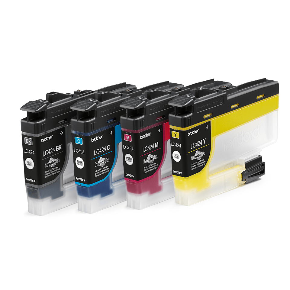 Brother LC-424 Schwarz, Gelb, Cyan, Magenta