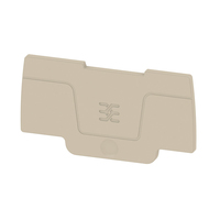 Weidmüller Abschlussplatte ASEP 2C 2.5 beige