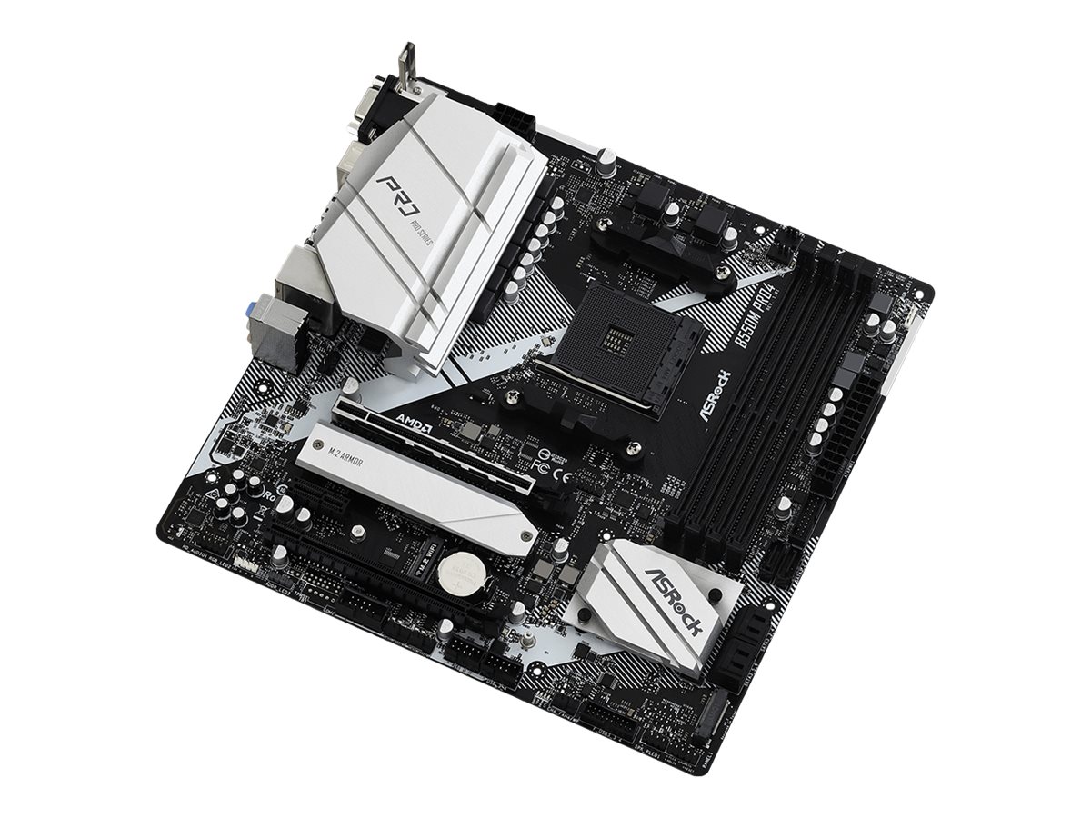 ASRock B550M Pro4 - Motherboard - micro ATX - Socket AM4 - AMD B550