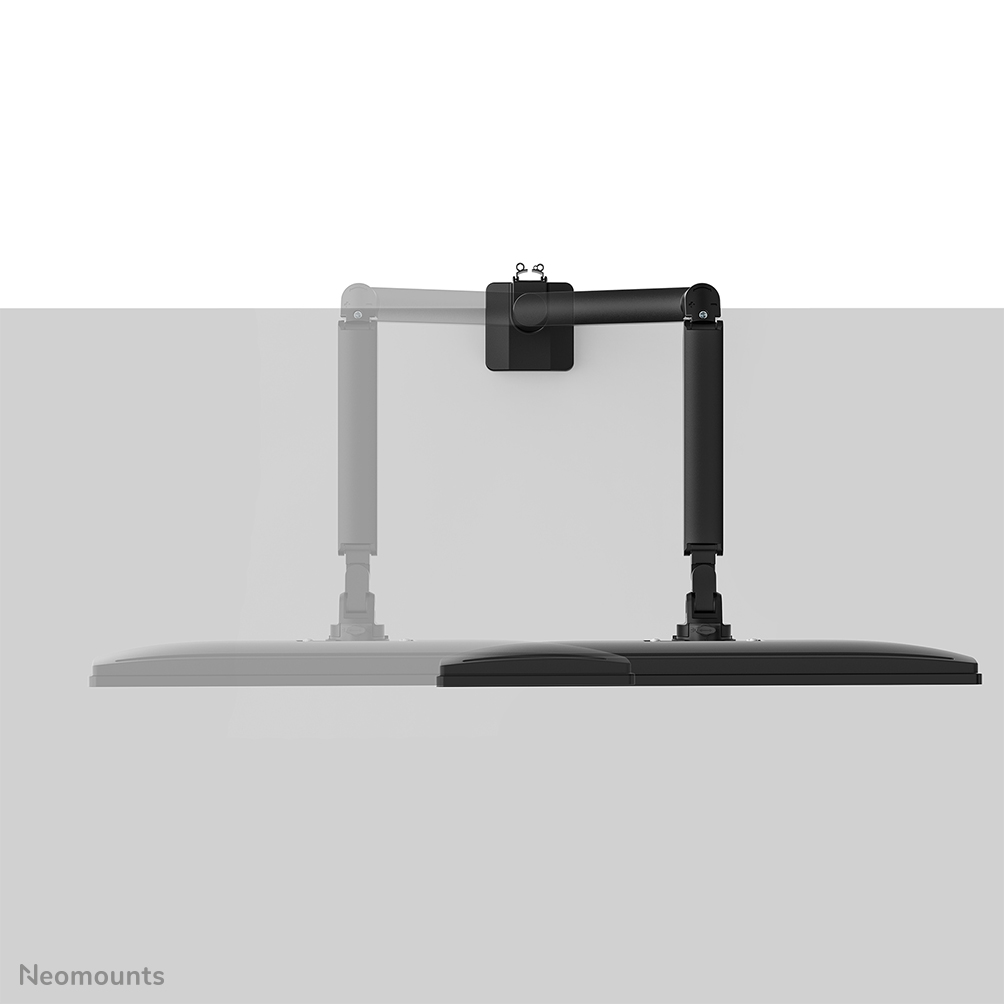 NEOMOUNTS Next Slim Desk Mount single display topfix clampgrommet black