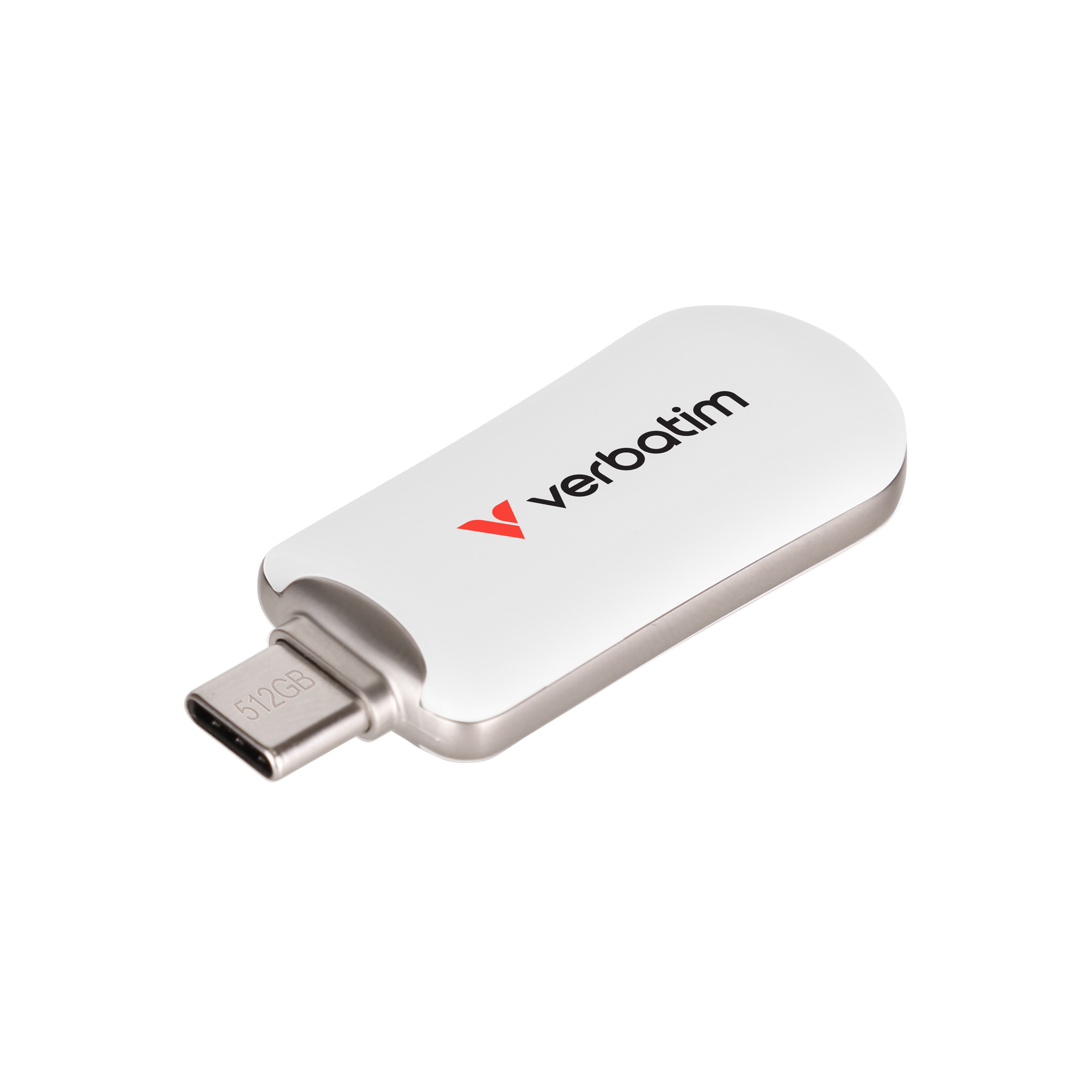 Verbatim Plectra White 512GB USBC Flash Drive 30231