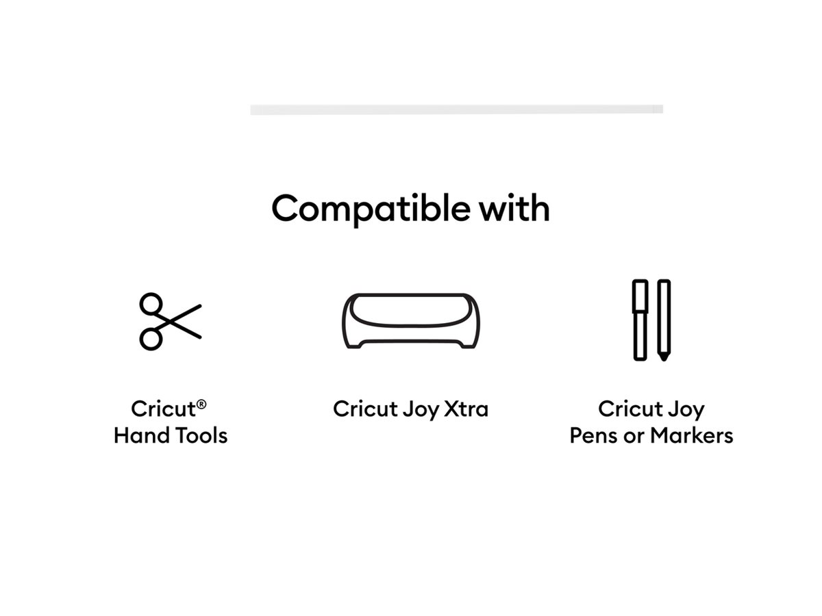 cricut™ Joy Xtra Smart Label beschreibbare Vinylfolie wiederabloesbar weiss 24,1 x 33,0 cm, 3 St. cricut™ Joy Xtra Smart Label beschreibbare Vinylfolie wiederabloesbar weiss 24,1 x 33,0 cm, 3 St.
