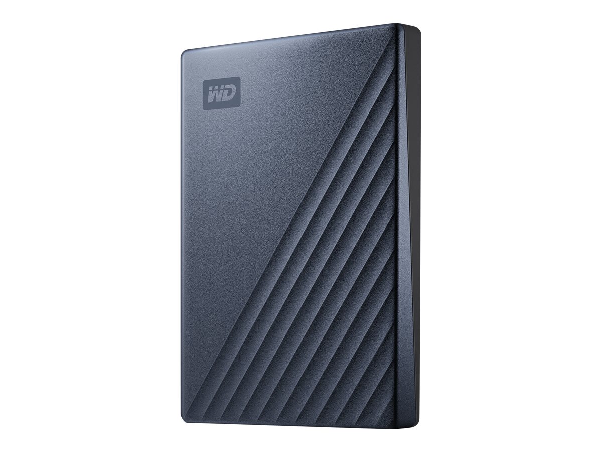 WD My Passport Ultra 2TB Blue USB-C/USB3.0 HDD 6,4cm 2,5Zoll Metal finish RTL portable extern
