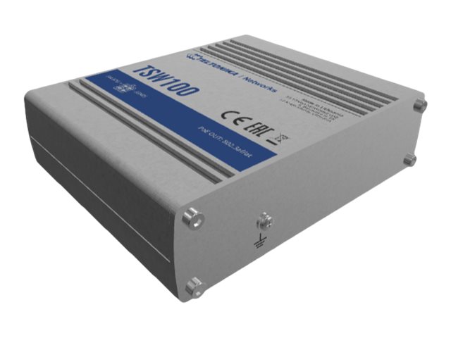 TELTONIKA NETWORKS TSW100 Industrial PoE+ Ethernet Switch (Nachfolger von TSW100 - 4088189)